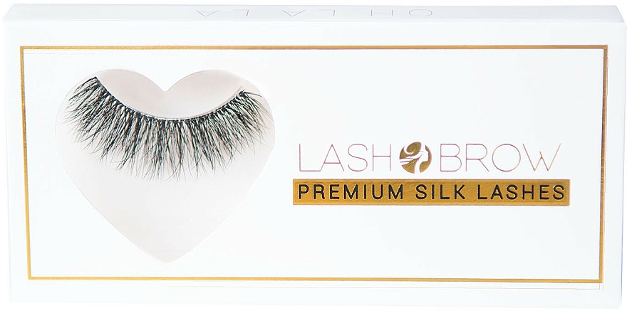 Künstliche Wimpern - Lash Brow Premium Silk Lashes Oh La La — Bild N1