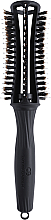 Rundbürste - Olivia Garden Finger Brush Round Black Small — Bild N1