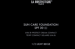 Sonnenschutz-Kompaktpuder - La Biosthetique Sun Care Foundation SPF 30+ UVA — Bild N2