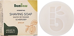Rasierseife mit Aprikosenöl und Vitamin E - Bambaw Shaving Soap Hydrating Apricot Oil & Vitamin E — Bild N1