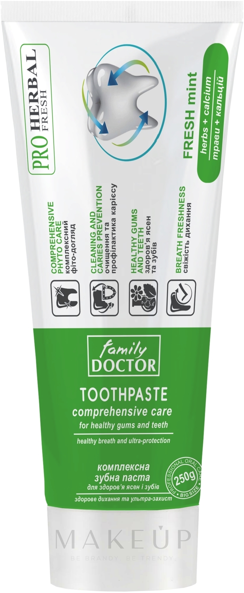 Erfrischende Zahnpasta - Family Doctor Toothpaste — Bild 250 g