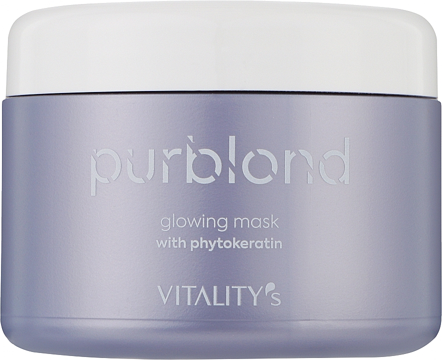 Maske für blonde Haare mit Phytokeratin - Vitality's Purblond Glowing Mask — Bild N3