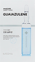 Düfte, Parfümerie und Kosmetik Regenerierende Tuchmaske für das Gesicht mit Guaiazulene - Missha Calming Solution Sheet Mask