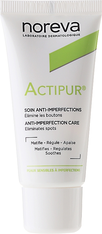 Mattierende Tagescreme gegen Hautunreinheiten - Noreva Actipur Anti-Imperfections Matifying Cream — Bild N2