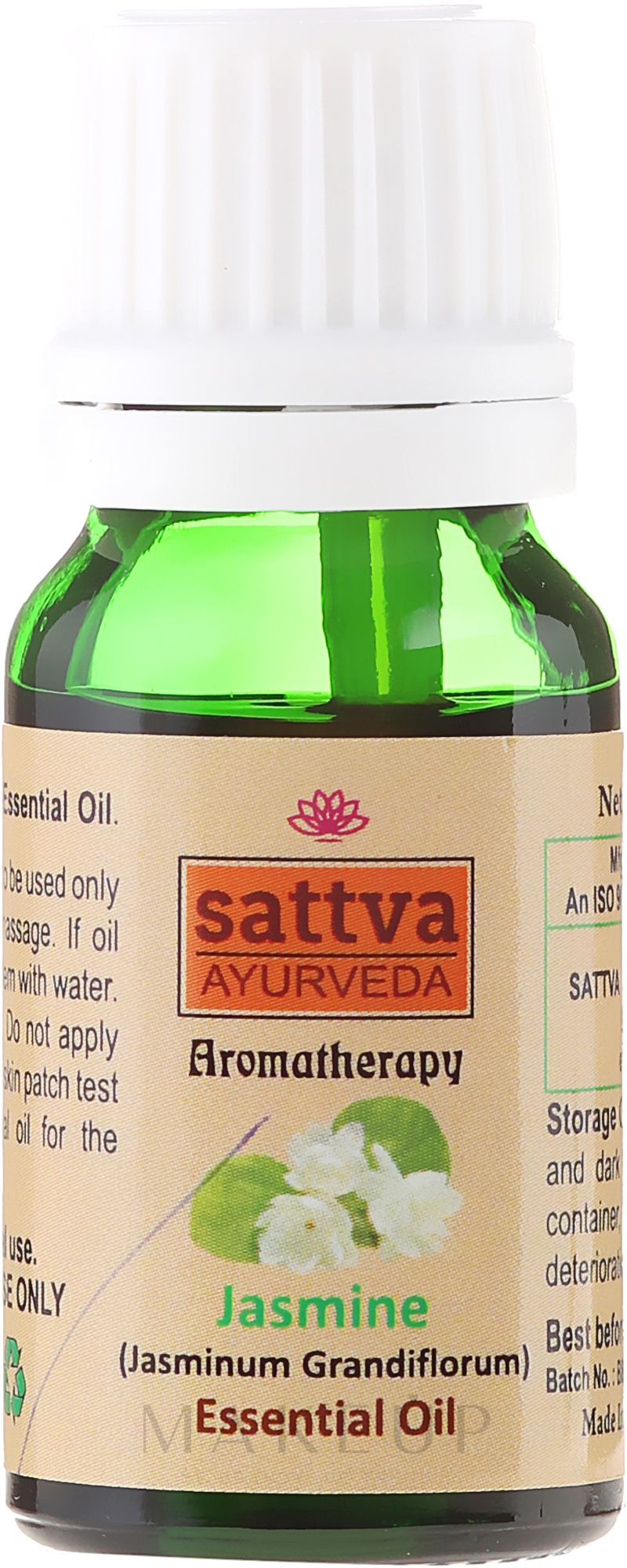 Ätherisches Öl Jasmin - Sattva Ayurveda Aromatherapy Jasmine Essential Oil — Bild 10 ml