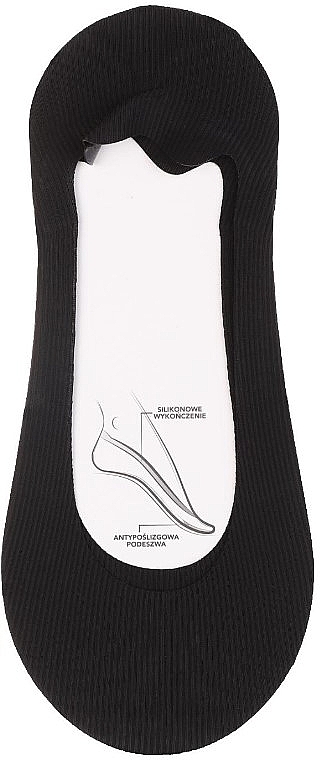 Kurze Damensocken aus Baumwolle CDB250-103 schwarz - Moraj — Bild N2