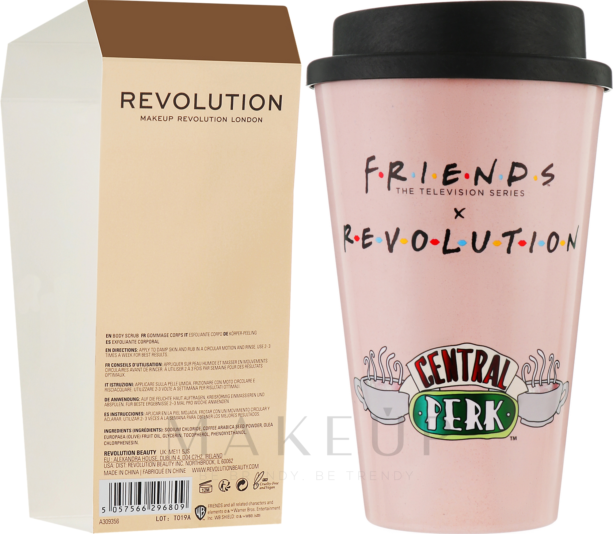 Körperpeeling - Makeup Revolution X Friends Espresso Body Scrub — Bild 260 g