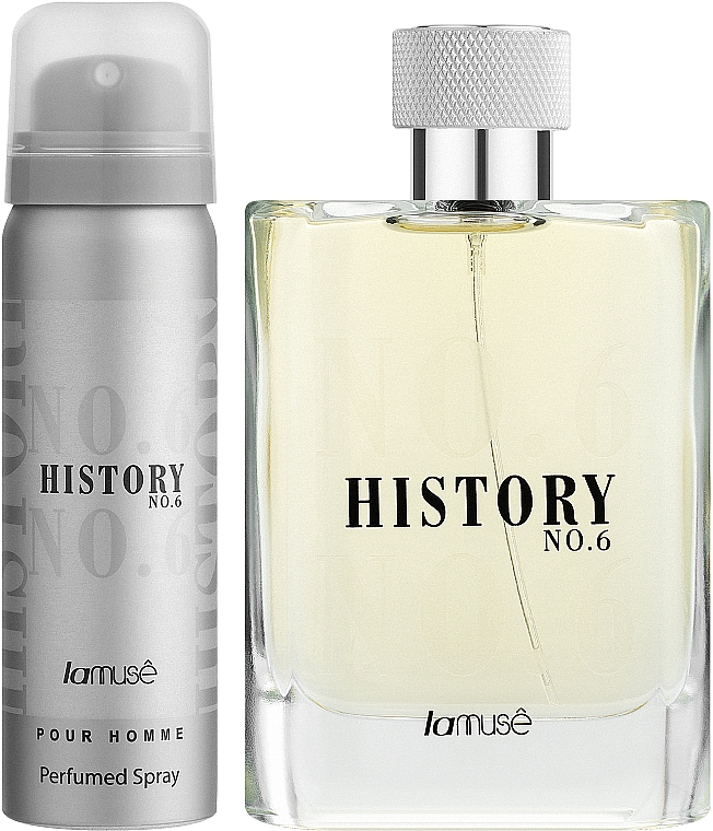 Lattafa Perfumes La Muse History №6 - Duftset (Eau de Parfum 100ml + Deo Roll-on 50ml)  — Bild N2