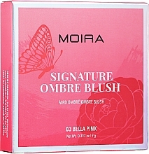 Gesichtsrouge - Moira Signature Ombre Blush — Bild N8