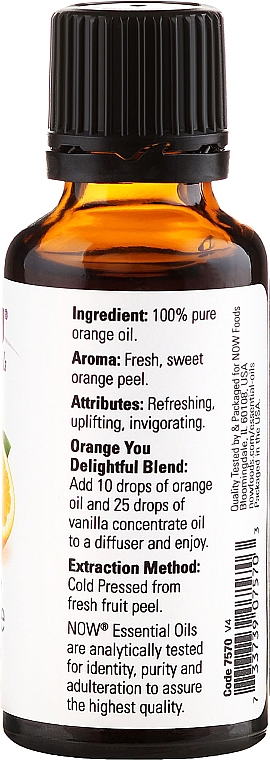 Ätherisches Öl Orange - Now Foods Orange Essential Oils — Bild N2