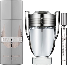 Duftset (Eau de Toilette 100ml + Deospray 150ml+ Eau de Toilette 10ml)  - Paco Rabanne Invictus  — Bild N3