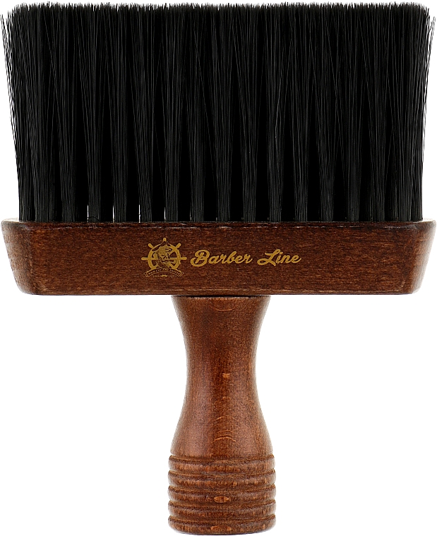 Berber-Bürste mit Holzsockel 06076 - Eurostil Barber Line Triton — Bild N1
