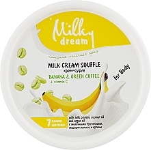 Körpercreme-Soufflé Grüne Banane und Kaffee - Milky Dream — Bild N3