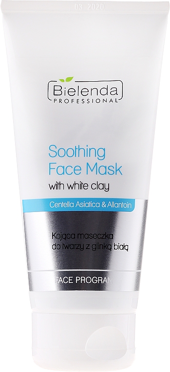 Beruhigende Gesichtsmaske mit weißem Ton - Bielenda Professional Face Program Soothing Face Mask With White Clay — Bild N1