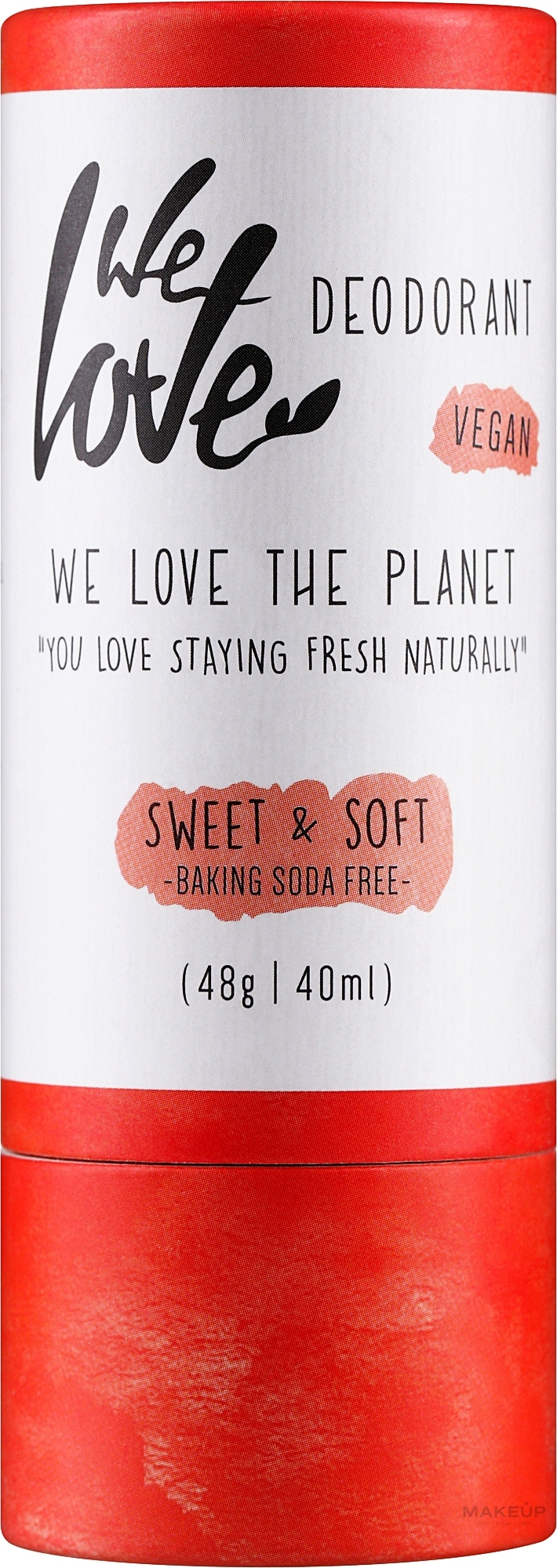 Deostick - We Love The Planet Sweet & Soft Deodorant — Bild 48 g