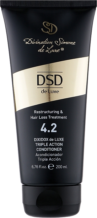 Conditioner gegen Haarausfall mit dreifacher Wirkung № 4.2 - Simone Dixidox DeLuxe Triple Action Conditioner — Foto N1