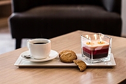 Düfte, Parfümerie und Kosmetik Duftende dreischichtige Kerze im Glas Lebkuchen - Bispol Aura Scented Candle Gingerbread