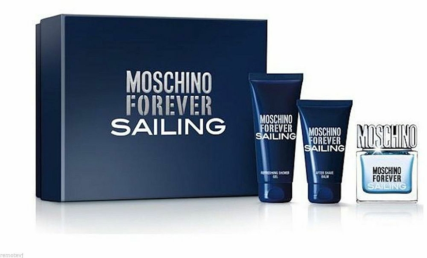 Moschino Forever Sailing - Duftset (Eau de Toilette 4.5ml + After Shave Balsam 25ml + Duschgel 25ml) — Bild N1