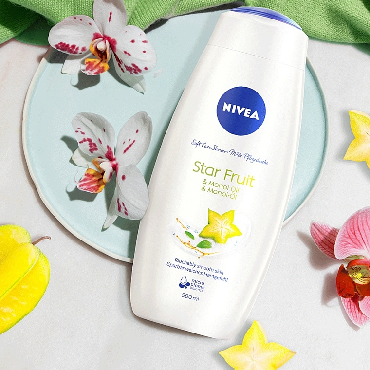 Cremedusche mit Aloe Vera Milch und Sternfrucht-Duft - NIVEA Care & Star Fruit Shower Cream — Bild N5