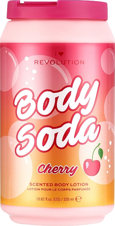 Feuchtigkeitsspendende und pflegende Körperlotion mit Kirschduft - I Heart Revolution Body Soda Cherry Scented Body Lotion — Bild N1