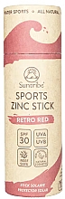 Düfte, Parfümerie und Kosmetik Sonnenschutzstick für Gesicht und Körper - Suntribe All Natural Zinc Sun Stick SPF30 Retro Red