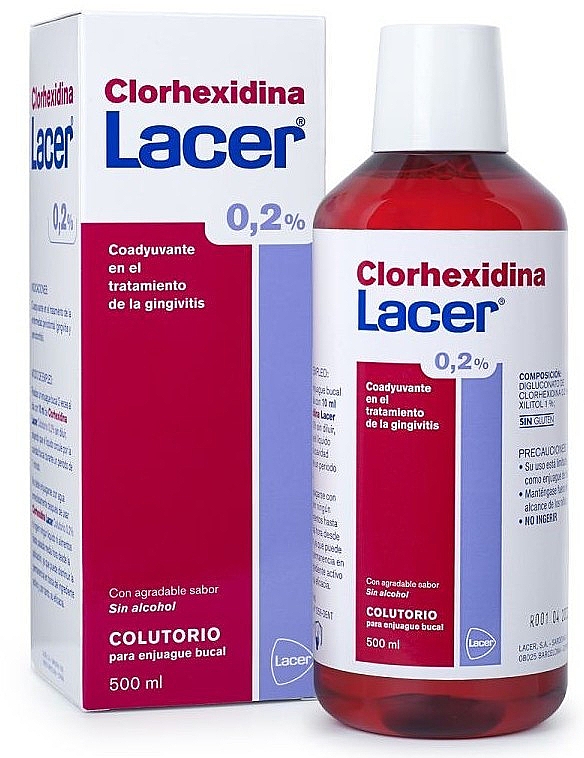 Mundwasser - Lacer Chlorohexidine Mouthwash 0,2% — Bild N1