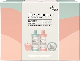 Set - Baylis & Harding The Fuzzy Duck Cotswold Spa Luxury Candlelit Bathing Gift Set (b/soak/300ml + sh/gel/300ml + h/cr/50ml + candle/60g) — Bild N1