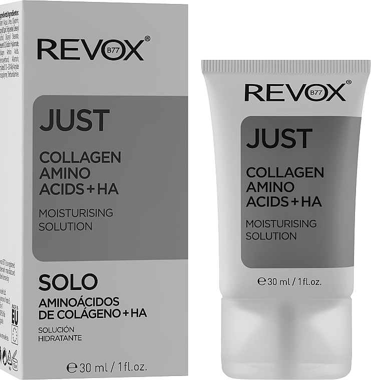 Feuchtigkeitsspendende Gesichtscreme mit Aminosäuren und Kollagen - Revox Just Collagen Amino Acids + HA — Bild N2