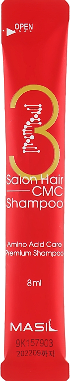 Shampoo mit Aminosäuren - Masil 3 Salon Hair CMC Shampoo (Probe) — Bild N1