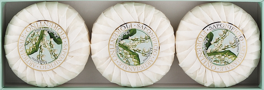 Seifenset Maiglöckchen - Saponificio Artigianale Fiorentino Lily Of The Valley Soap — Bild N2