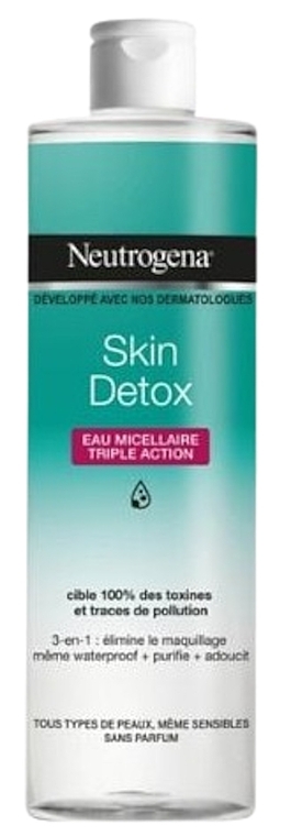 Mizellenwasser - Neutrogena Skin Detox EAU Micellaire Triple Action — Bild N1