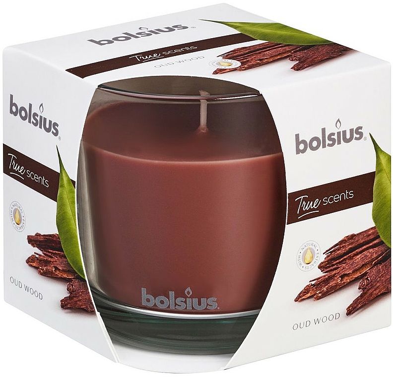 Duftkerze im Glas Agarbaum - Bolsius True Scents Candle 95x95 mm — Bild N1