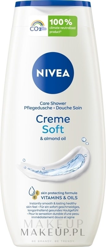 Feuchtigkeitsspendende Creme-Duschgel mit Mandel-Öl - NIVEA Bath Care Creme Soft Shower Gel — Bild 500 ml