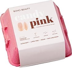Düfte, Parfümerie und Kosmetik Make-up-Schwamm-Set - Boho Beauty Candy Pink (Make-up Schwamm 4 St.)