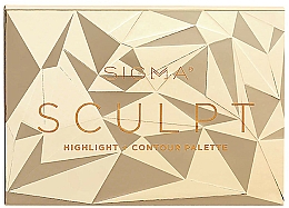 Konturierpalette - Sigma Beauty Sculpt Highlight Palette — Bild N2