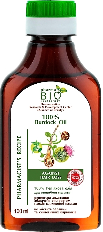 100% Klettenöl gegen Haarausfall - Pharma Bio Laboratory — Bild N2