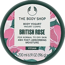 Körperjoghurt für normale bis trockene Haut - The Body Shop British Rose Vegan Body Yogurt — Bild N1