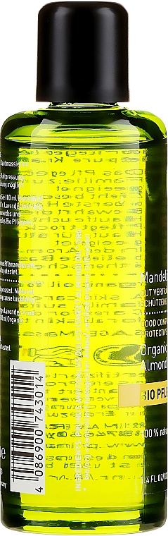 Gut verträgliches und schützendes Bio Mandelöl für den Körper - Primavera Organic Sweet Almond Oil — Bild N2