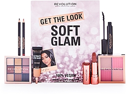 Düfte, Parfümerie und Kosmetik Makeup Revolution Get The Look: Soft Glam Makeup Gift Set - Set 7 St.