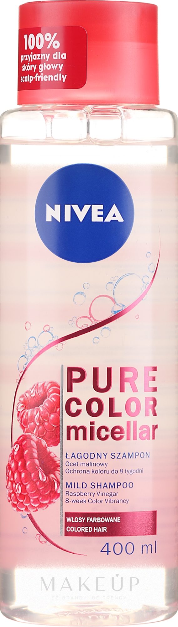 Mizellenshampoo für gefärbtes Haar - Nivea Pure Color Micellar Shampoo — Bild 400 ml