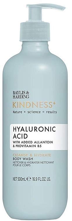 Duschgel - Baylis & Harding Kindness+ Hyaluronic Acid Cleanse + Hydrate Body Wash — Bild N1