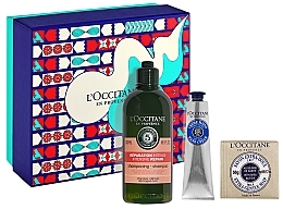 Haarpflegeset - L'Occitane En Provence (Shampoo 300ml + Handcreme 75ml + Seife 50g)  — Bild N1