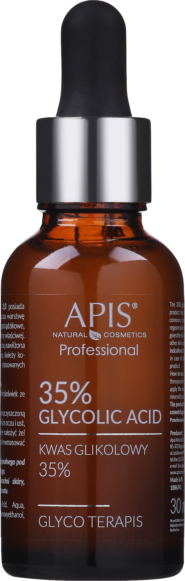 35% Glykolsäure für alle Hauttypen - APIS Professional Glyco TerApis Glycolic Acid 35% — Bild 30 ml