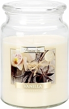 Düfte, Parfümerie und Kosmetik Premium-Duftkerze im Glas Vanille - Bispol Premium Line Aura Scented Candle Vanilla