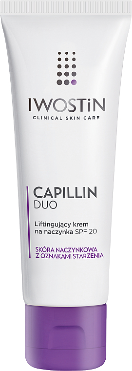 Tagescreme für Kapillarhaut mit Lifting-Effekt SPF 20 - Iwostin Capillin Duo Day Lifting Cream Spf20 — Bild N1