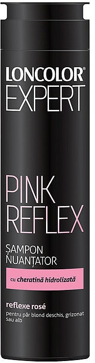 Tönungsshampoo für blondes, graues oder weißes Haar - Loncolor Expert Pink Reflex Shampoo — Bild N1