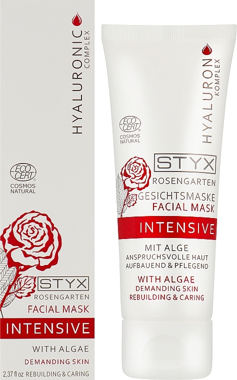 Intensiv aufbauende und pflegende Gesichtsmaske mit Alge - Styx Naturcosmetic Rose Garden Intensive Facial Mask — Bild N2