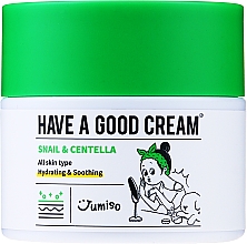Düfte, Parfümerie und Kosmetik Beruhigende Feuchtigkeitscreme für empfindliche und gestresste Haut - HelloSkin Jumiso Have A Good Cream Snail & Centella