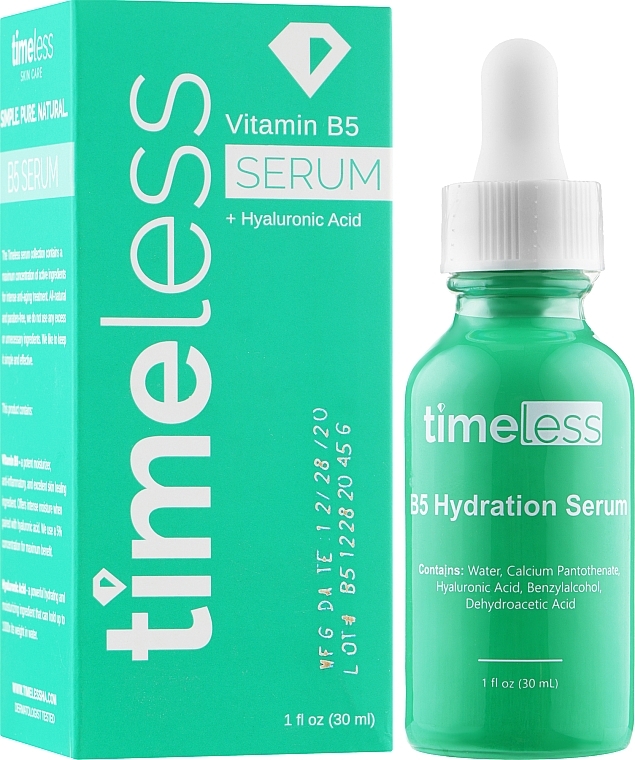 Gesichtsserum mit Vitamin B5 - Timeless Skin Care Vitamin B5 + Hyaluronic Acid — Bild N2