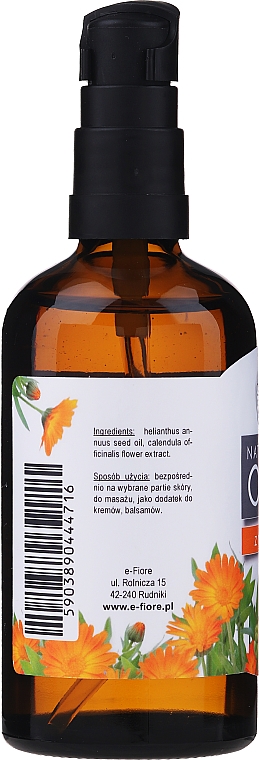 Natürliches Ringelblumenöl - E-Flore Natural Marigold Oil — Bild N4